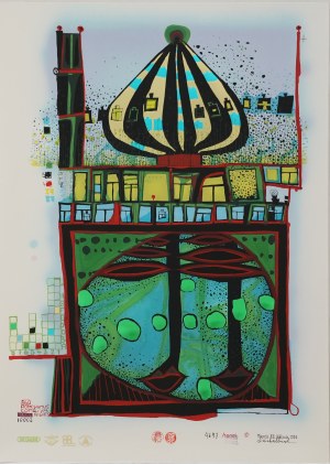 Friedensreich Hundertwasser (1928 Wien - 2000 Brisbane) (F)