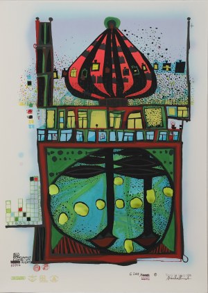 Friedensreich Hundertwasser (1928 Wien - 2000 Brisbane) (F)
