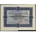 Poland, action for 50,000 marks, 4.08.1921, Inowrocław