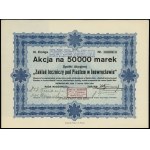 Poland, action for 50,000 marks, 5.03.1923, Inowrocław