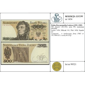 Polsko, 500 zlotých, 1.06.1982, FW