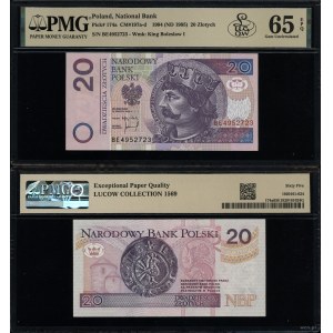 Poland, 20 zlotys, 25.03.1994, BE