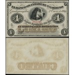 Argentina, 4 real boliviano, (1869)