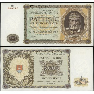 Słowacja, 5.000 koron, 1944