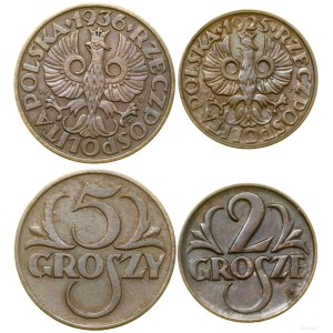 Poland, set of 2 coins, Warsaw