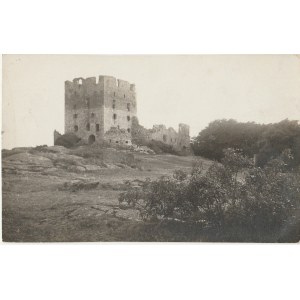 POLSKA. Ruiny zamku, wyd. ok. 1930; cz.-b.; stan bdb, bez obiegu
