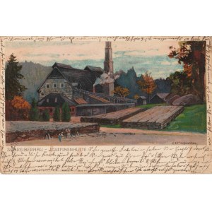 SZKLARSKA PORĘBA. Schreiberhau-Josefinenhütte, wyd. ok. 1910; kolor., stan db