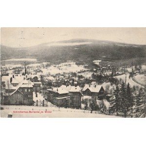 SZKLARSKA PORĘBA. Schreiberhau-Mariental im Winter, wyd. Max Leipelt, Warmbrann
