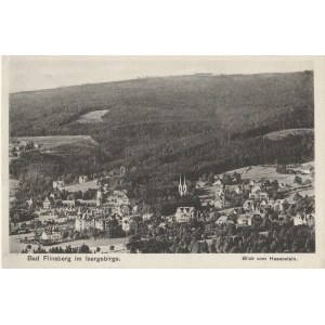 ŚWIERADÓW-ZDRÓJ. Bad Flinsberg im Isergebirge, Blick vom Hasenstein, wyd. L