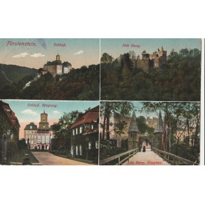 WAŁBRZYCH. Książ; Fürstenstein: Schloß, Alte Burg, Schloß, Eingang, Alte Burg