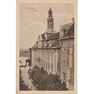GRUDZIĄDZ. Graudenz, Rathaus, wyd. ok. 1910; cz.-b., stan db