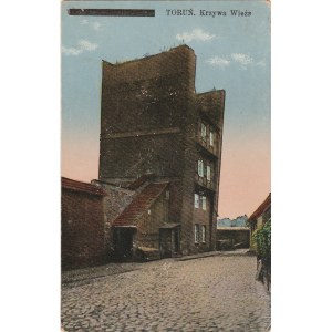 TORUŃ. TORUŃ. Krzywa Wieża, wyd. ok. 1935; kolor., stan db, drobne uszkodzenia