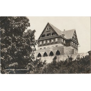 ŁAGÓW. Lagow N. M. Jugendherberge; wyd. Postkartenverlag Kurt Bellach, Guben N