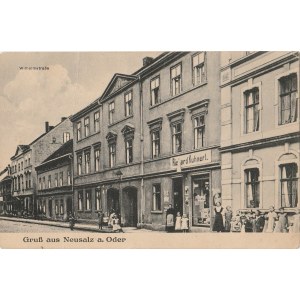 NOWA SÓL. Gruß aus Neusalz a. Oder, Wilhelmstraße, wyd. Hermann Lohfeld