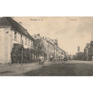 NOWA SÓL. Neusalz a. O., Markt, wyd. ok. 1913; cz.-b., stan db