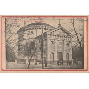 SKIERNIEWICE. Skierniewice, Kościół Kat. Kirche, wyd. ok. 1905; cz.-b., stan db