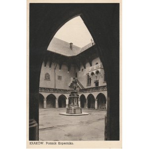 KRAKÓW. Kraków. Pomnik Kopernika, wyd. D. N., ok. 1930; cz.-b., stan db