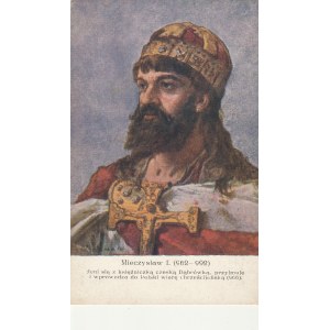 KRAKÓW. Mieczysław I. (962-992) (z: Poczet Królów Polskich wedł. Jana Matejki)