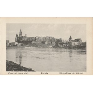 KRAKÓW. Wawel od strony Wisły / Kraków / Königschloss mit Weichsel, wyd. Sal