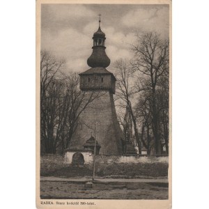 RABKA-ZDRÓJ. RABKA. Stary kościół 500-letni, wyd. ASK, ok. 1935; cz.-b.