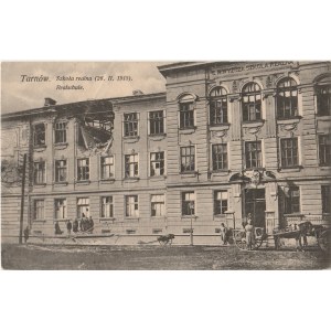 TARNÓW. Tarnów, Szkoła realna (26. II. 1915). / Realschule, wyd. W. S. T., 1915