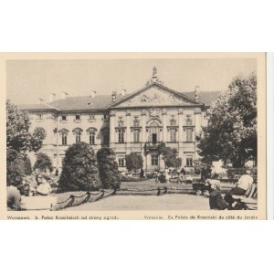 WARSZAWA. Warszawa. b. Pałac Krasińskich od strony ogrodu / Varsovie
