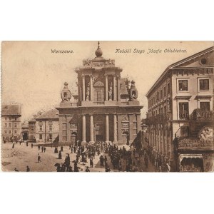 WARSZAWA. Warszawa. Kościół Św. Józefa Oblubieńca, wyd. ok. 1899; cz.-b.