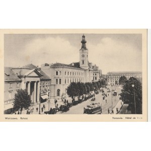 WARSZAWA. Warszawa. Ratusz / Varsovie. Hotel de Ville (Zdjęcia z teki K