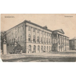 WARSZAWA. Warszawa. Uniwersytet, wyd. A. Chlebowski, Warszawa ok. 1909; cz.-b.