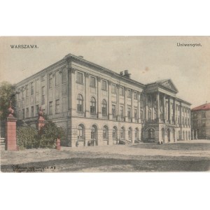 WARSZAWA. Warszawa. Uniwersytet, wyd. A. Chlebowski, Warszawa, ok. 1908; cz.-b.