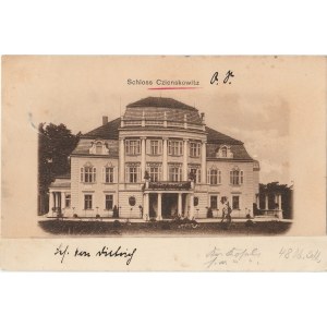 CIĘŻKOWICE. Schloss Czienskowitz, wyd. ok. 1912; cz.-b., stan db
