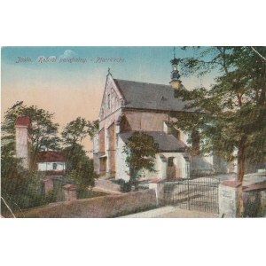 JASŁO. Jasło. Kościół parafialny. -Pfarrkirche; wyd. ok. 1910; kolor., stan db