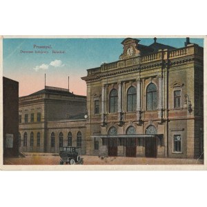 PRZEMYŚL. Przemyśl. / Dworzec kolejowy. Bahnhof, wyd. Sztuka, Kraków, ok 1918