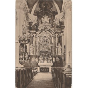 CHOJNICE. Konitz, Inneres der Gymnasialkirche, wyd. J. Themal, Posen, ok 1913