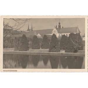 GDAŃSK, OLIWA. Oliva. Schlossgarten, wyd. ok. 1935; cz.-b., stan db