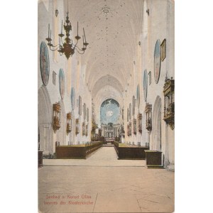 GDAŃSK, OLIWA. Seebad u. Kurort Oliva, Inneres der Klosterkirche, wyd. P