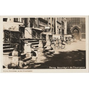GDAŃSK. Danzig, Beischläge in der Frauengasse, wyd. ok 1934; cz.-b., stan db