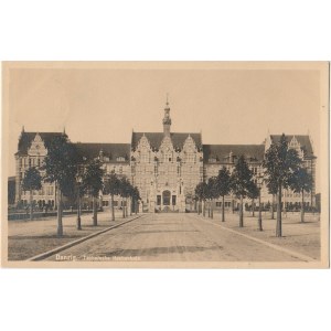 GDAŃSK. Danzig. Technische Hochschule, wyd. 1909; cz.-b., stan db, z obiegiem