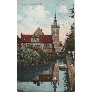 GDAŃSK. Danzig-Katharienenkirche, wyd. ok. 1924; kolor., stan db