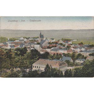 LĘBORK. Lauenburg i. Pom. -Totalansicht, wyd. Graph. Verl.-Anstalt i m.b .H.