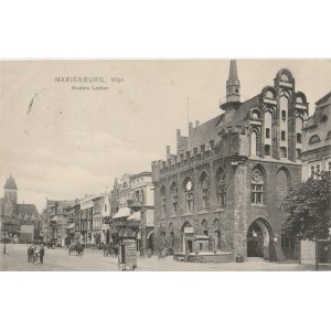 MALBORK. Marienburg, Wpr. / Niedere Lauben, wyd. D. T. Richard Folger