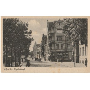 SŁUPSK. Stolp in Pom., Hospitalstraße, wyd. Schöning, Co., Lübeck, ok. 1925; cz