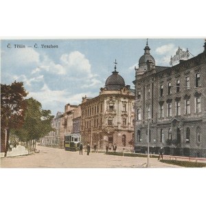 CIESZYN. Teschen, wyd. S.H.T., ok. 1918; kolor., stan bdb, bez obiegu