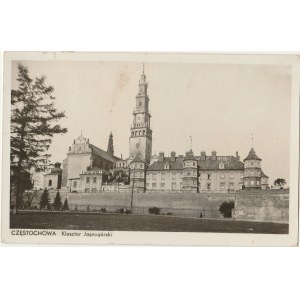 CZĘSTOCHOWA. Częstochowa / Klasztor Jasnogórski, wyd. ok. 1937; cz.-b., stan db