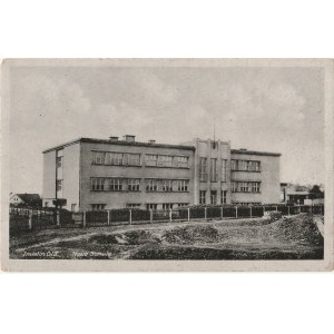 IMIELIN. Imielin O/S. Neue Schule, wyd. Fr. Chrobok, Görlitz, ok. 1920; cz.-b.