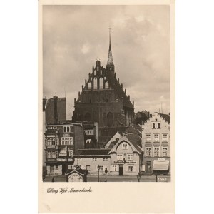 ELBLĄG. Elbing Wpr., Marienkirche, wyd. Geyer, Co., Breslau, ok. 1925; cz.-b.
