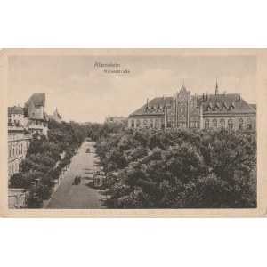 OLSZTYN. Allenstein / Kaiserstraße, wyd. ok. 1910; cz.-b., stan db