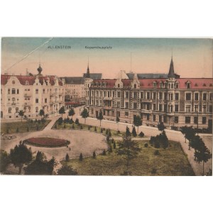 OLSZTYN. Allenstein / Kopernikusplatz, wyd. Kunstverlag Bruno Scholz, Breslau