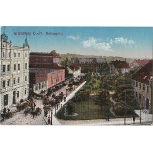 OLSZTYN. Allenstein O. Pr., Belianplatz, wyd. Kunstverlag, Herm. Lukewski