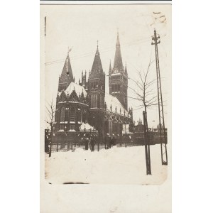 OLSZTYN. Budowla, wyd. ok. 1916; cz.-b., stan sł., zabrudzenia, bez obiegu